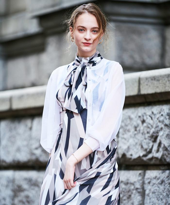 フラワーオブライフ アニープラス【S】クルーネック サマー