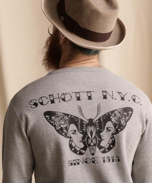 Schott(ショット)/HONEYCOMB WAFFLE T－SHIRT CHICANA/チカーナ ハニカムワッフルTシャツ/オックスフォード2