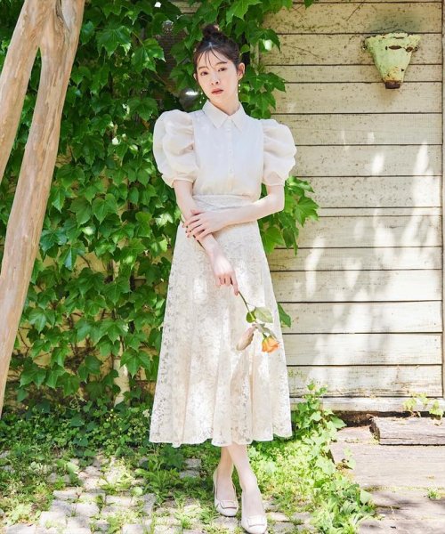 セール】シアーフラワーレース刺繍スカート(505345225) | スウィングル  