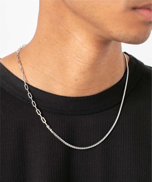 monkey time(モンキータイム)/＜monkey time＞ COMBI CHAIN NECKLACE 50/ネックレス/SILVER