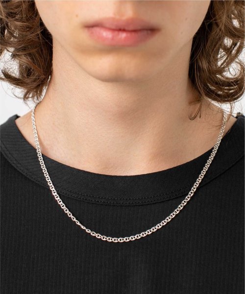 monkey time(モンキータイム)/＜monkey time＞ OVAL CHAIN NECKLACE 50/ネックレス/SILVER