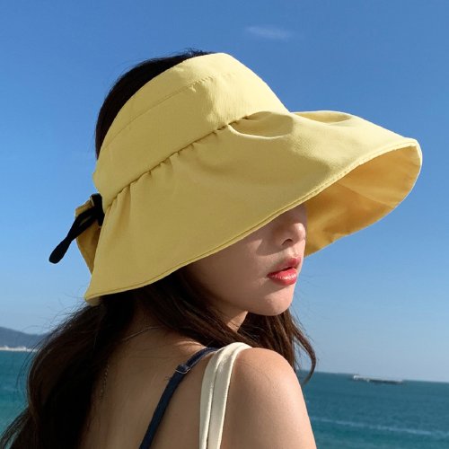 miniministore(ミニミニストア)/サンバイザー 小顔 UV対策帽子 韓国/イエロー