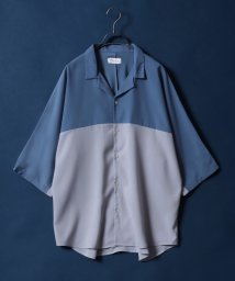 ANPAS/【ANPAS】Amunzen Oversized Dolman Sleeve Open Collar Shirt/梨地 オーバーサイズ オープンカラーシャツ/505345939