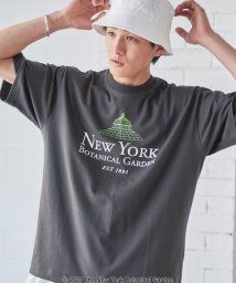 coen(coen)/NY　BotanicalGarden（ニューヨークボタニカルガーデン）プリントTシャツ/DKGRAY