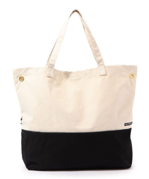 TOMORROWLAND GOODS(TOMORROWLAND GOODS)/OLA CANVAS CANVAS TOTE キャンバストートバッグ/12ホワイト系