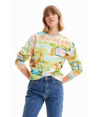 Desigual/バッグスバニームービー スウェットシャツ/505098514