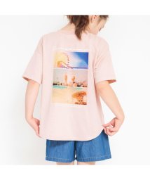 BRANSHES(ブランシェス)/プリント半袖Tシャツ/ピンク