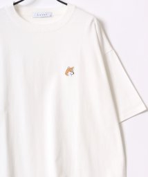 LAZAR(ラザル)/【Lazar】別注 Animal One Point Embroidery T－Shirt/オーバーサイズ ワンポイント刺繍 半袖Tシャツ/リンガー/柄4