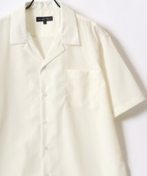 SITRY(SITRY)/【SITRY】Drape Open Collar Shirt/ドレープ オープンカラー 半袖シャツ/メンズ シャツ トップス きれいめ カジュアル/ホワイト