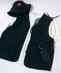 LAZAR(ラザル)/【Lazar】Oversize Nylon Fishing Vest/オーバーサイズ ナイロン フィッシングベスト/ブラック