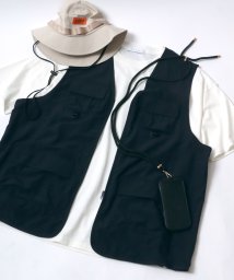 LAZAR/【Lazar】Oversize Nylon Fishing Vest/オーバーサイズ ナイロン フィッシングベスト/505340623