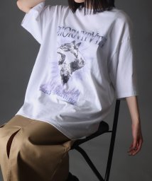SITRY(SITRY)/【SITRY】Big silhouette American vintage print T－shirt/アメリカン ヴィンテージプリント Tシャツ/柄1