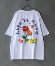 SITRY(SITRY)/【SITRY】oversize foam print T－shirt/オーバーサイズ 発泡プリントTシャツ/メンズ  レディース Tシャツ 半袖 カジュアル/ホワイト