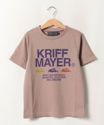KRIFF MAYER(クリフ メイヤー)/さらっとロゴT(120~170cm)/ピンク
