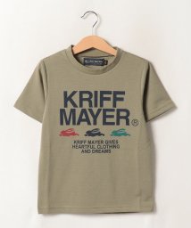 KRIFF MAYER(クリフ メイヤー)/さらっとロゴT(120~170cm)/オリーブ