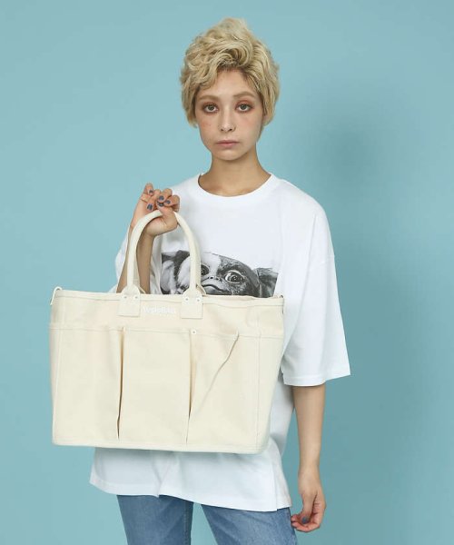 ABAHOUSE(ABAHOUSE)/VegieBAG/ベジバッグ　LARGE/アイボリー