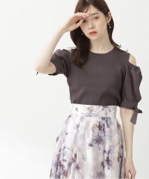 PROPORTION BODY DRESSING/肩あきリボンニット/505347460