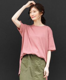 mili an deni/サイドスリット裾ラウンドTシャツ クルーネック 半袖 無地 綿100% M L トップス レディース/505347885