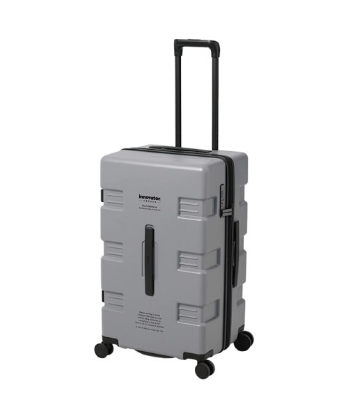 innovator(イノベーター)/イノベーター スーツケース Mサイズ 75L 軽量 静音 innovator IW66 キャリーケース キャリーバッグ キャリーワゴン/グレー