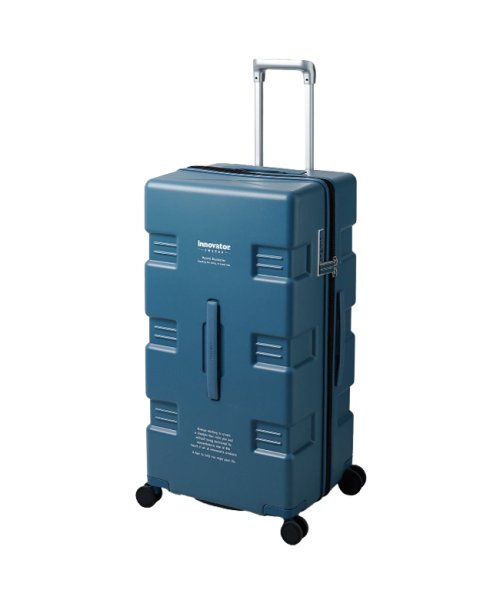 innovator(イノベーター)/イノベーター スーツケース Lサイズ 85L 大型 大容量 軽量 静音 innovator IW88 キャリーケース キャリーバッグ キャリーワゴン/ブルー