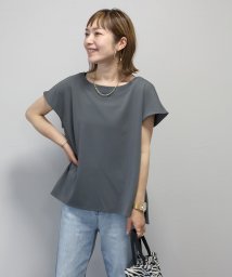 Aletta vita/カットジョーゼットサイドタックフレンチプルオーバー/505348106