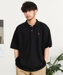 SB Select(エスビーセレクト)/BEVERLY HILLS POLO CLUB 鹿の子ワンポイント刺繍ポロシャツ ブランド /ブラック