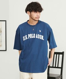 SB Select(エスビーセレクト)/U.S. POLO ASSN. アーチロゴクルーネック半袖Tシャツ ブランド/ネイビー