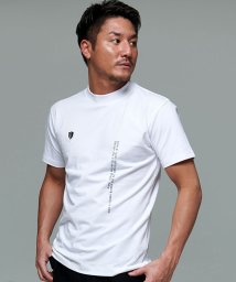 VIOLA(ヴィオラ)/VIOLA プリント刺繍ハイネック半袖Tシャツ/ホワイト