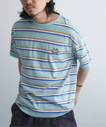 VENCE　EXCHANGE/ワンポイントマルチボーダーTシャツ/505328154