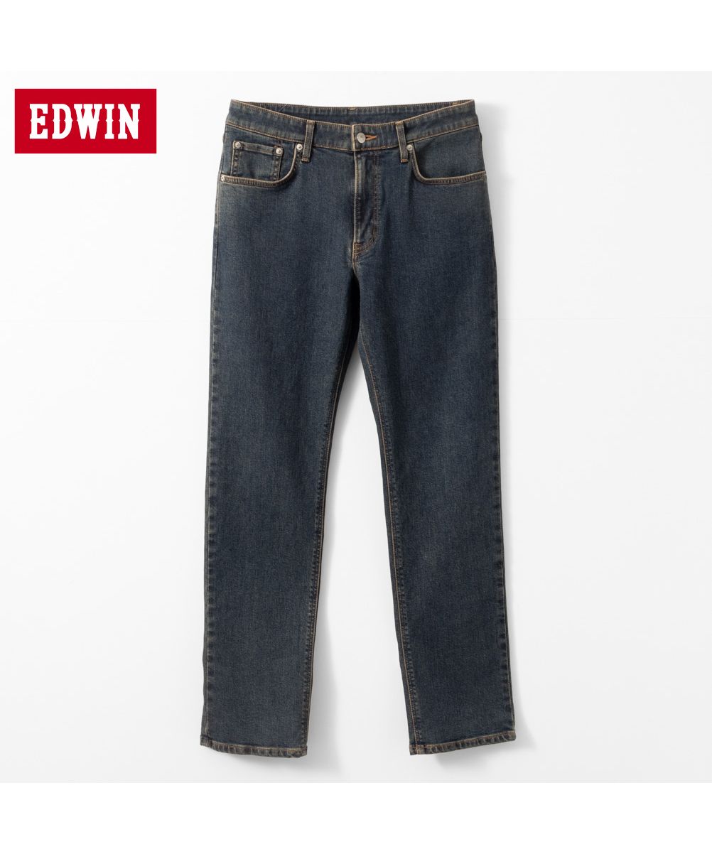 EDWIN403   デニムストレートジーンズ(黒)