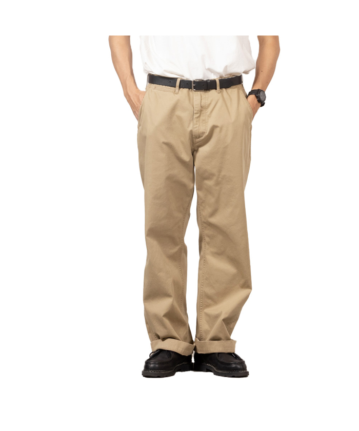 セール】EDWIN エドウィン KHAKIS ワイドストレートチノパンツ K0905