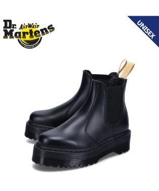 DR.MARTENS/ドクターマーチン Dr.Martens チェルシーブーツ サイドゴア メンズ レディース 厚底 2976 QUAD PLATFORM CHELSEA ブラック /505347194