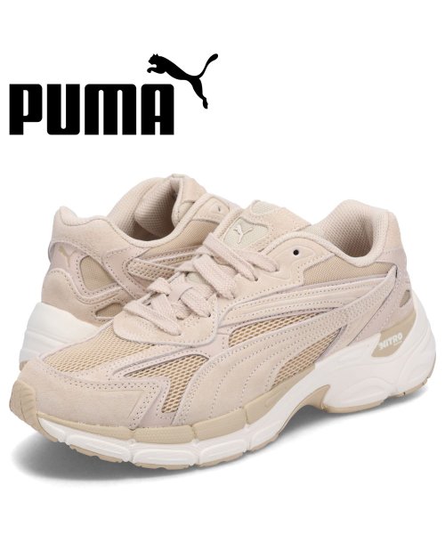 PUMA(プーマ)/PUMA プーマ スニーカー テバリス ニトロ レディース 厚底 TEVERIS NITRO ベージュ 388774－15/その他