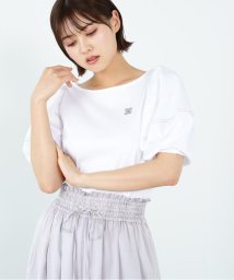 JILL by JILL STUART(ジル バイ ジル スチュアート)/ランタンスリーブシシュウTシャツ/ホワイト