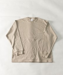 Nylaus(ナイラス)/9.1オンス スーパーヘビーウェイト ビッグシルエット ロングスリーブ Tシャツ/カーキ