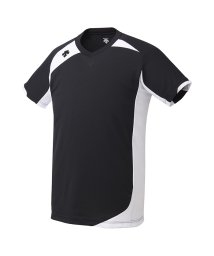 DESCENTE(デサント)/【VOLLEYBALL】半袖バレーボールシャツ/ブラック×ホワイト