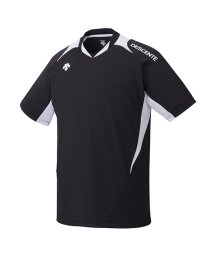 DESCENTE(デサント)/【VOLLEYBALL】半袖バレーボールシャツ/ブラック×ホワイト