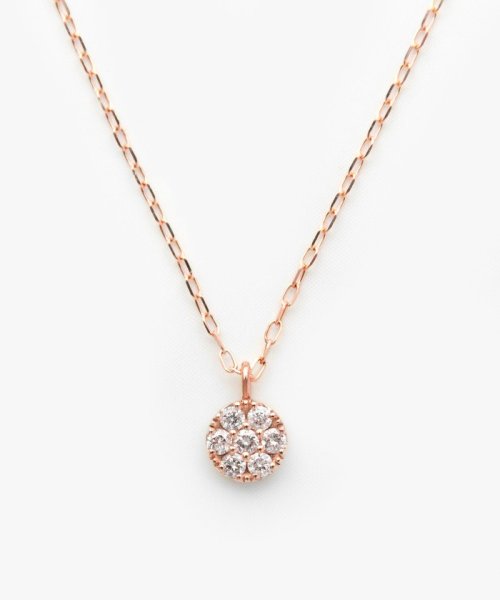 TOCCA(TOCCA)/【WEB限定】DAHLIA DIAMOND NECKLACE ダイヤモンド ネックレス/ピンクゴールド系