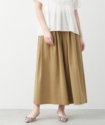 MICA&DEAL(マイカアンドディール)/tuck culottes pt/CAMEL