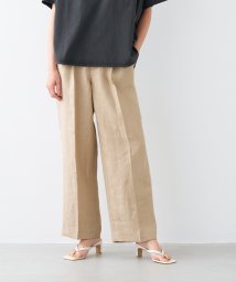 MICA&DEAL(マイカアンドディール)/adjastable linen pants/CAMEL