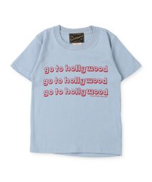 ゴートゥーハリウッド(ゴートゥーハリウッド)/天竺 コマーシャル Tシャツ/ブルー