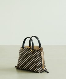 ROPE'(ロペ)/【E'POR】 Y BAG MONOGRAM （YACHT PATTERN）Mini/ブラック（01）