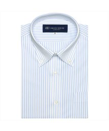 TOKYO SHIRTS/【持続涼感】 COOL SILVER(R) ボタンダウンカラーカラー 半袖 形態安定 ニットシャツ/505369304