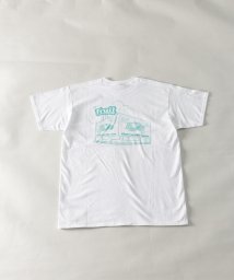 Nylaus(ナイラス)/FRUIT OF THE LOOM UNISEX バックイラストプリント ショートスリーブTシャツ/グリーン