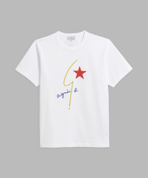 agnes b. FEMME(アニエスベー　ファム)/【ユニセックス】SK85 TS Special 40ans アーティストTシャツ/ホワイト