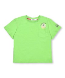 SLAP SLIP(スラップスリップ)/ポケット付モンスタープリントネオンカラー半袖Tシャツ(80~130cm)/グリーン