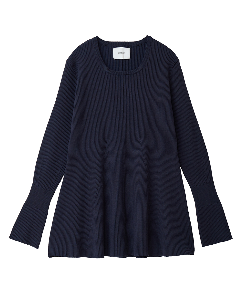 MANOF FLARE CUFF KNIT TOPS - ニット