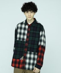 MANASTASH/MANASTASH/マナスタッシュ/PATCHED FLANNEL SHIRT/フランネルシャツ/505371540