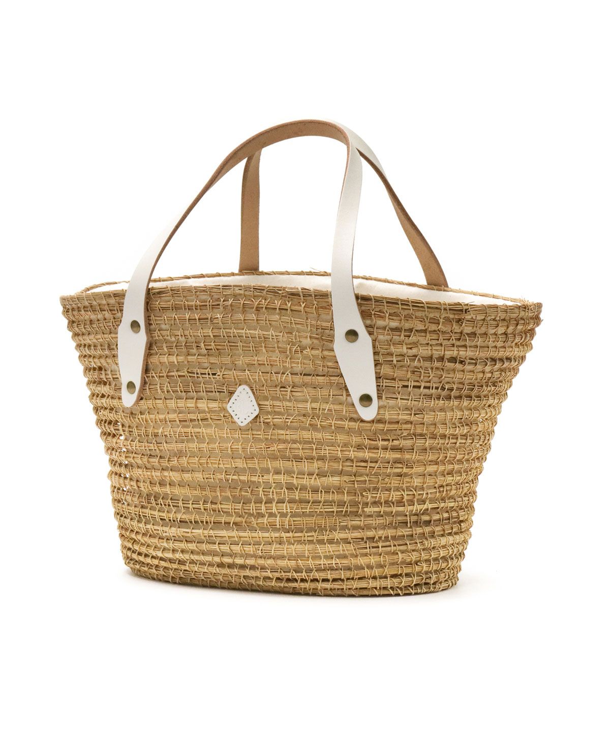 クレドラン トートバッグ CLEDRAN HAND & WORKS PALM FIBER BASKET L かごバッグ 大きめ A5 巾着 軽量  CL－3526