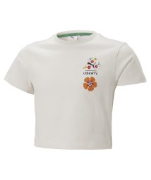 PUMA(プーマ)/キッズ ガールズ PUMA x LIBERTY 半袖 Tシャツ 110－128cm/PRISTINE